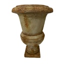 URN - INDOOR & OUTDOOR - ANTIQUE MARBLE MAGNESIA COMPOSITE
