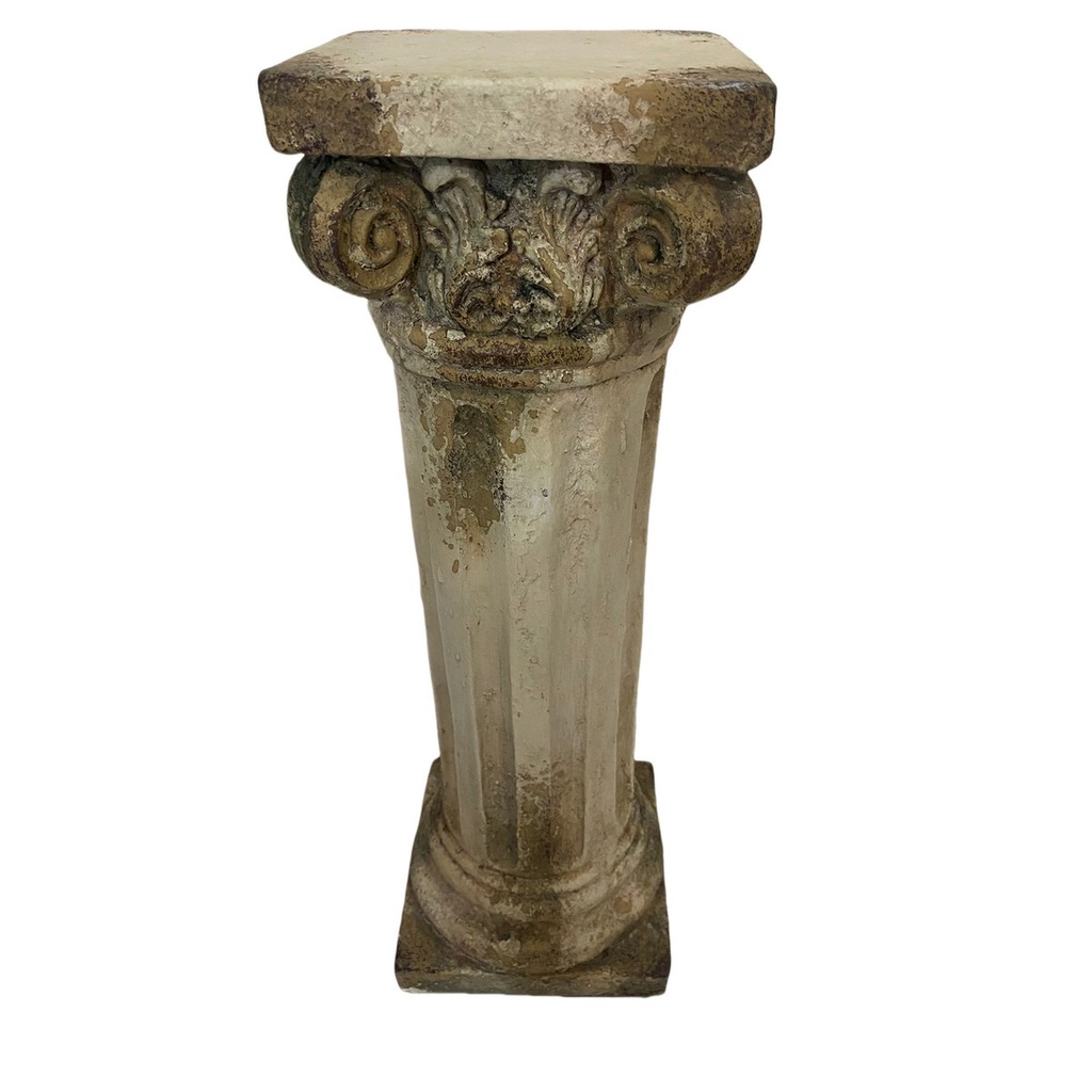 PLINTH - INDOOR & OUTDOOR - ANTIQUE MARBLE MAGNESIA COMPOSITE