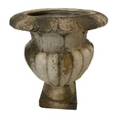 URN - INDOOR & OUTDOOR - ANTIQUE MARBLE MAGNESIA COMPOSITE