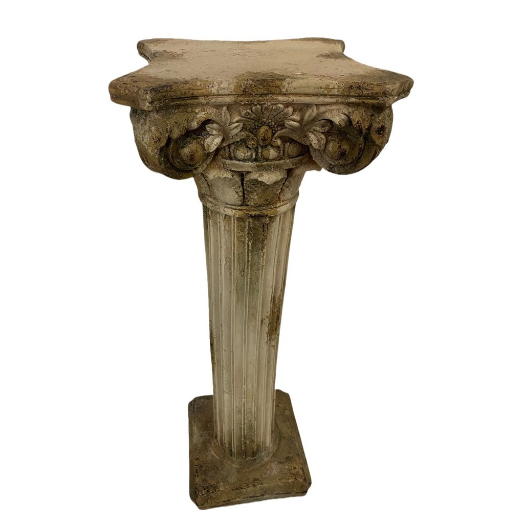 PLINTH - INDOOR & OUTDOOR - ANTIQUE MARBLE MAGNESIA COMPOSITE
