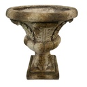 URN - INDOOR & OUTDOOR - ANTIQUE MARBLE MAGNESIA COMPOSITE