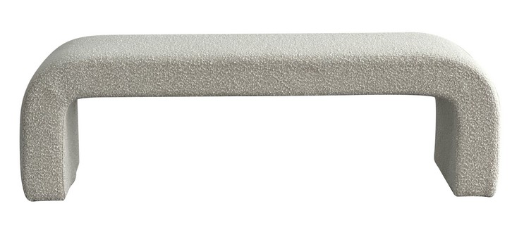 DAPHINS BENCH - CREAM BOUCLE