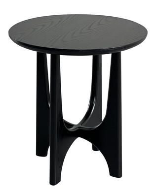 BAOBAB SIDE TABLE - BLACK OAK