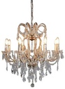 CHANDELIER ANTIQUE SILVER