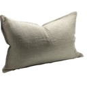 LINEN CUSHION COVER - NATURAL CHAMBRAY