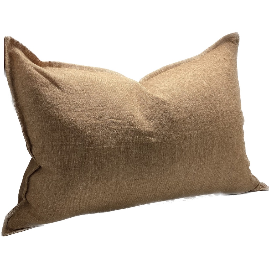LINEN CUSHION COVER - SANDSTONE