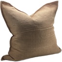 LINEN CUSHION COVER - SANDSTONE