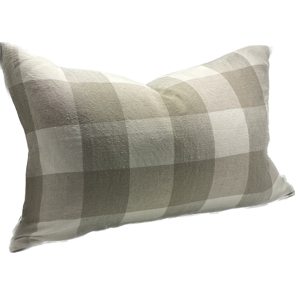 LINEN CUSHION COVER - MILK