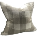 LINEN CUSHION COVER - MILK