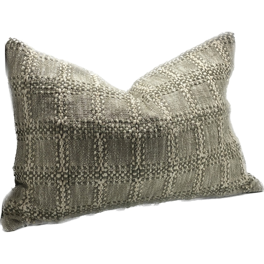 LINEN CUSHION COVER - KHAKI