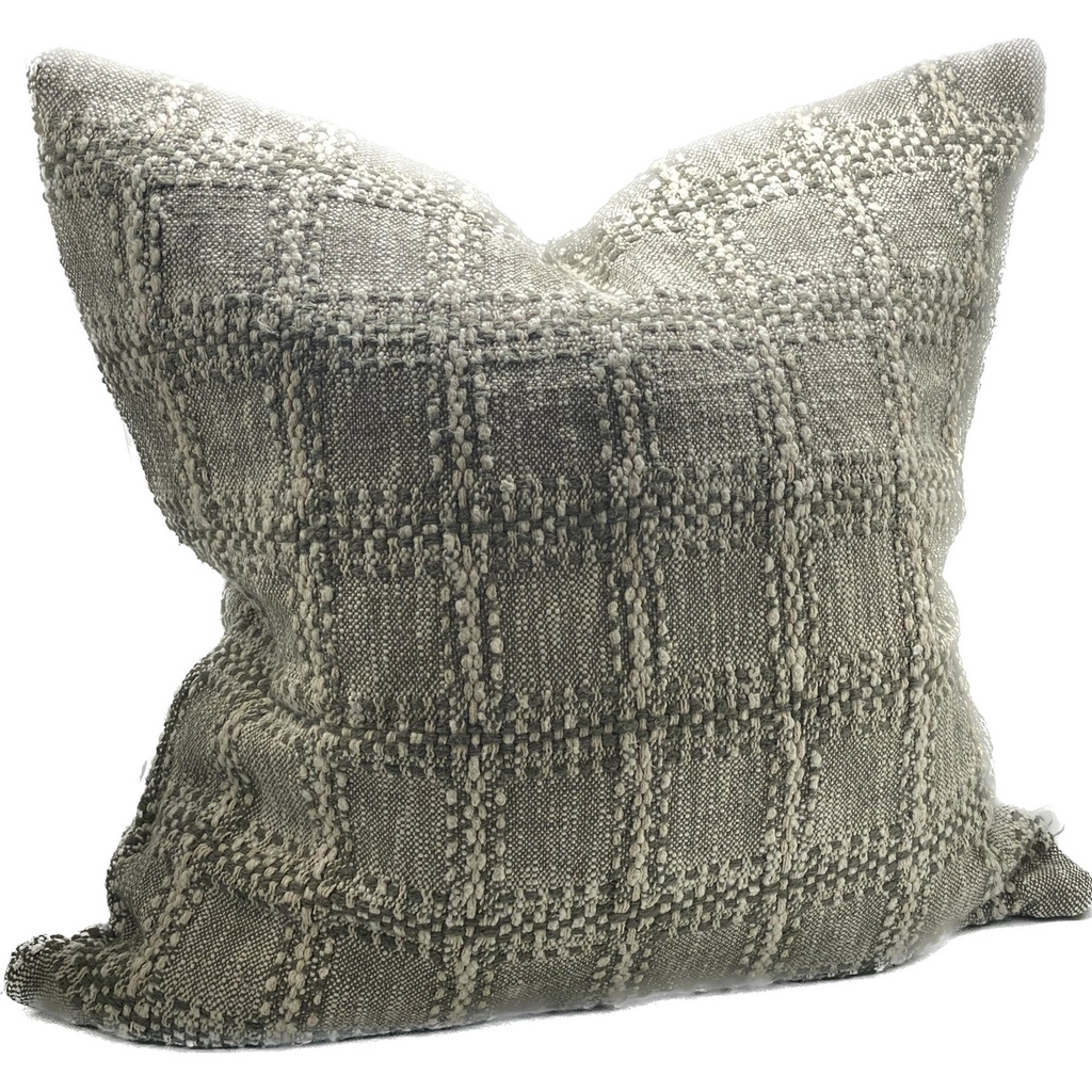 LINEN CUSHION COVER - KHAKI