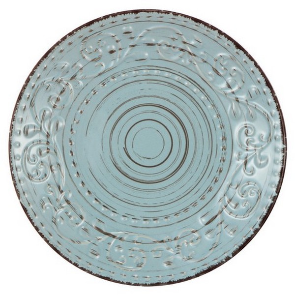 RUSTIC FARE DINNER PLATE - DUCK EGG