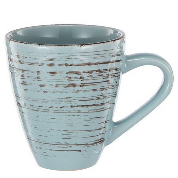 RUSTIC FARE  MUG, 14OZ - DUCK EGG