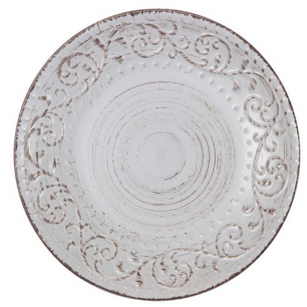RUSTIC FARE DINNER PLATE - CREAM