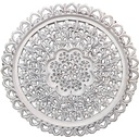 RUSTIC ROUND CARVED 3D WALL DECOR