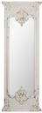 DISTRESSED WHITE MIRROR