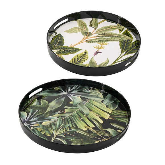 DECORATIVE TRAY S/2