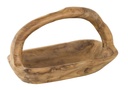 TEAK RECT TRAY W/HANDLE