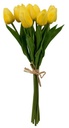 9 PCE TULIP BUNCH - YELLOW