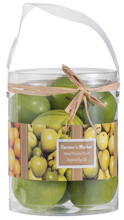GREEN APPLES BOWL FILLER IN PVC