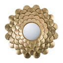 GOLD FLOWER MIRROR