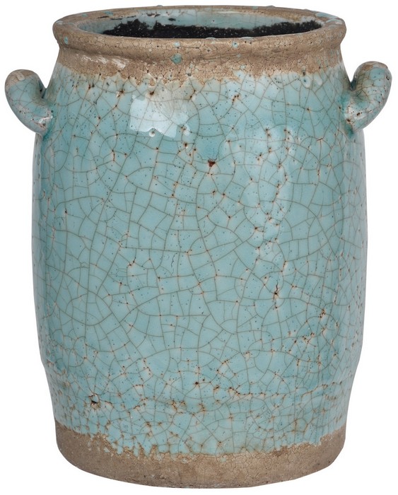 CANDIA CERAMIC VASE TURQUOISE - SMALL
