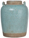 CANDIA CERAMIC VASE TURQUOISE