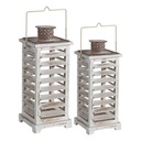GARDEN LANTERNS S/2