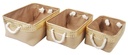 JUTE BASKETS S/3