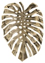 GOLD ALUMINIUM LEAF BOWL/PLAQUE