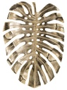 GOLD ALUMINIUM LEAF BOWL/PLAQUE