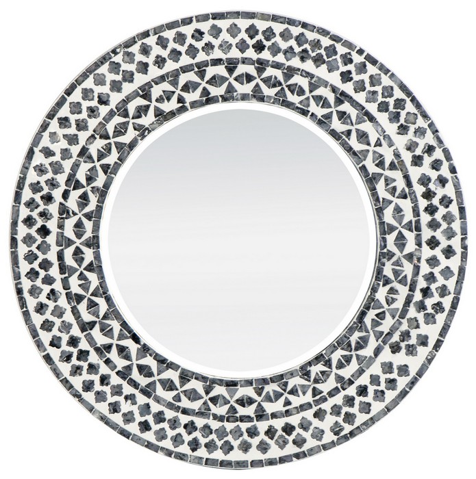 CAPIZ ROUND MIRROR