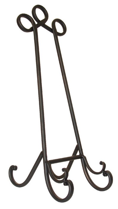 METAL PLATE HOLDER/EASIL