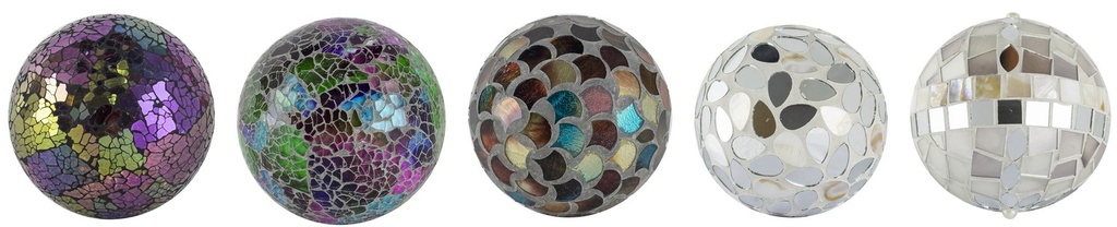 MOSAIC BALLS SET/5