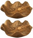 TEAK BOWL SET/2