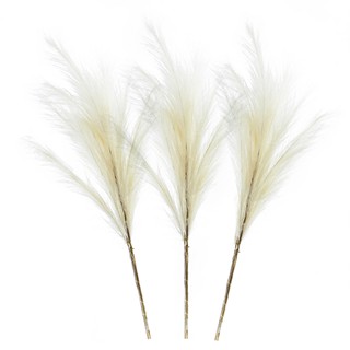 ARTIFICIAL PAMPAS GRASS x3 BRANCHES - NATURAL