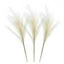 ARTIFICIAL PAMPAS GRASS x3 BRANCHES - NATURAL