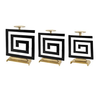VERSACE CANDLE HOLDERS SET/3