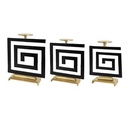 VERSACE CANDLE HOLDERS SET/3