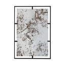 ANTIQUE MIRROR W/ METAL FRAME