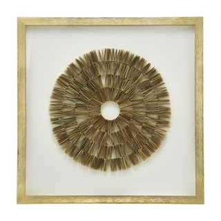 GOLD RICE PAPER SHADOW BOX