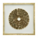 GOLD RICE PAPER SHADOW BOX