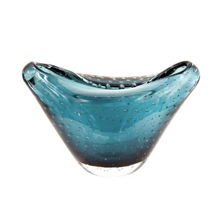 BLUE GLASS VASE