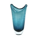 BLUE GLASS VASE