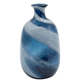 BLUE GLASS VASE