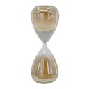 HOURGLASS WITH. GREY LUSTER FINISH, 90 MINUTES,WHITE SAND