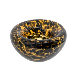 LEPOARD GLASS VASE