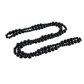 BLACK WOOD BEADS