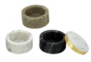 3-TIERED STACKABLE JARS WITH A COVER