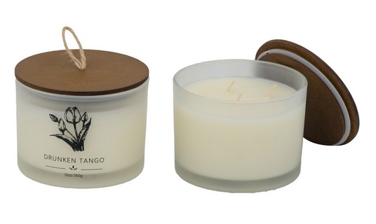 EARL GREY SCENTED CANDLES S/2